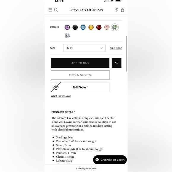 David Yurman necklace - Picture 8 of 9